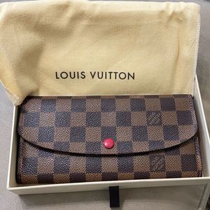 Louis Vuitton Emilie Wallet Red